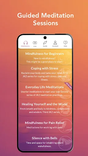 Jon Kabat-Zinn Meditations screenshot 2