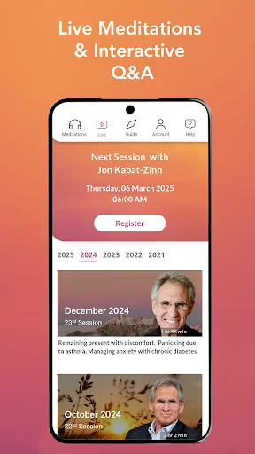 Jon Kabat-Zinn Meditations screenshot 3