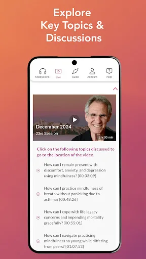 Jon Kabat-Zinn Meditations screenshot 4