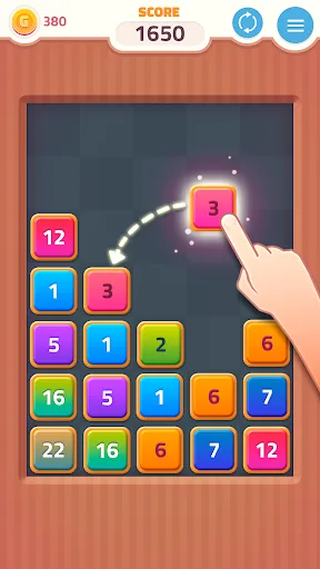 Juegos de números: fusionar screenshot 4