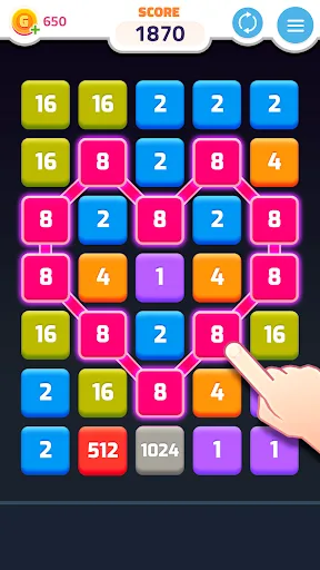 Juegos de números: fusionar screenshot 5