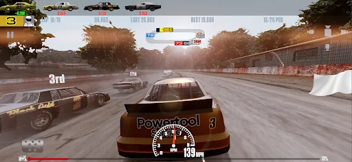 Carreras de autos stock screenshot 3