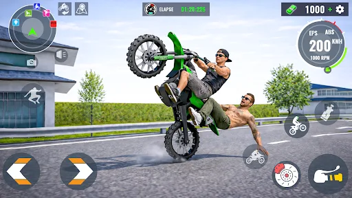 Extreme Bike Wheelie 3D screenshot 2