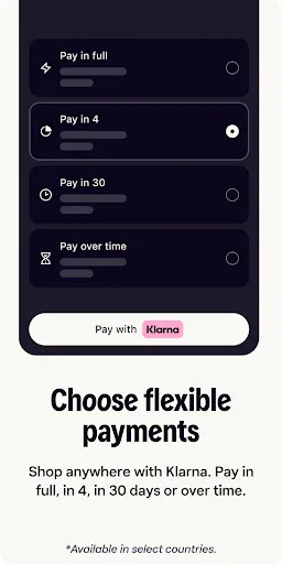 Klarna: Smarter everyday money screenshot 2
