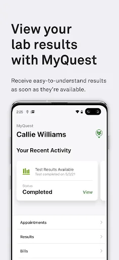 MyQuest for Patients screenshot 2