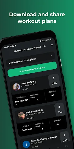 My Workout Plan - Gym Tracker screenshot 3