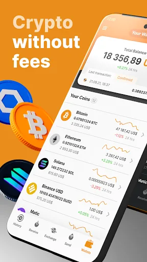 NC Wallet кошелек без комиссии screenshot 1