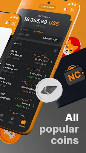 NC Wallet кошелек без комиссии screenshot 2