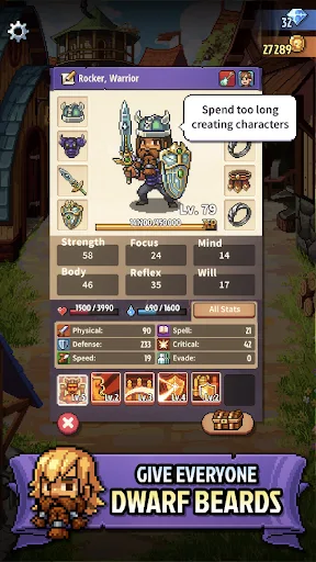 Knights of Pen and Paper 3 RPG screenshot 3