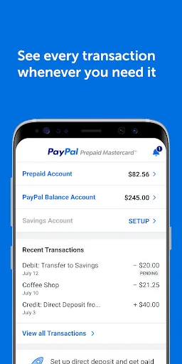 PayPal Prepaid screenshot 1