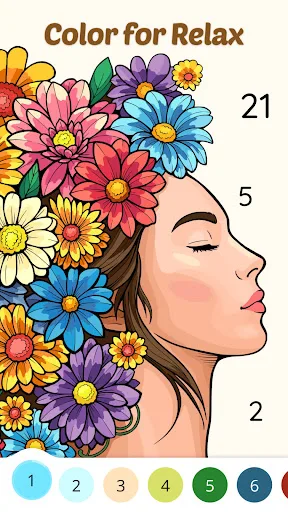 Color Aura: Paint by number screenshot 5