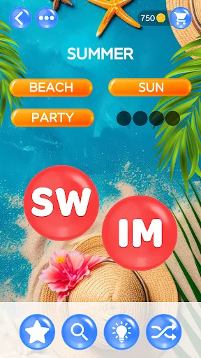 Word Pearls: Juego de palabras screenshot 1
