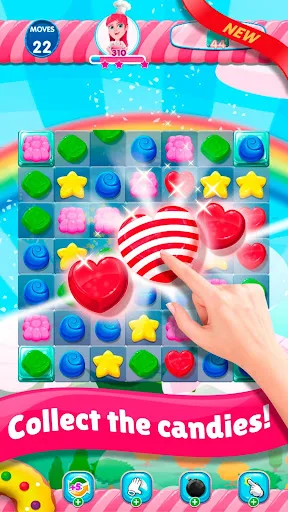 Sweet Sugar Match 3 Candy Game screenshot 2