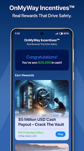 OnMyWay Safety That Pays screenshot 2
