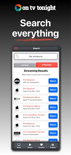 TV & Streaming Guide America screenshot 4