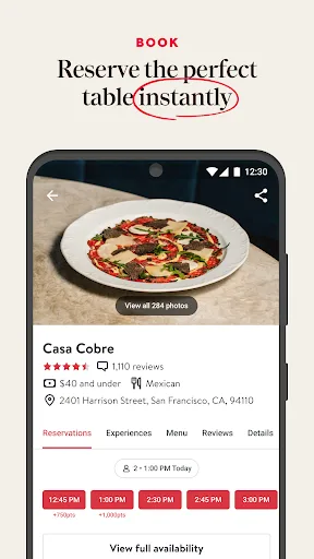 OpenTable screenshot 3