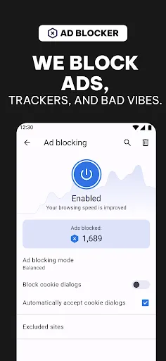 Приватний браузер Opera з VPN screenshot 3