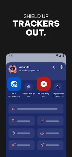 Приватний браузер Opera з VPN screenshot 5