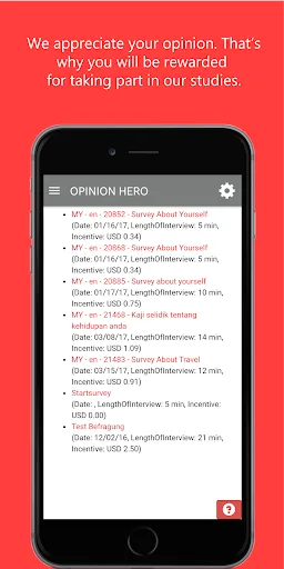 OPINION HERO опитування screenshot 4