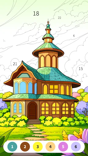 Цвет по номеру: Раскраски screenshot 3