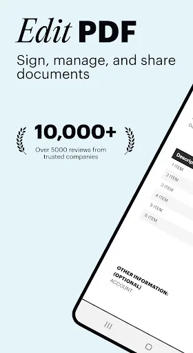 pdfFiller: Редагуй PDF файли screenshot 1