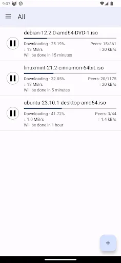 CatTorrent - Torrent Client screenshot 1