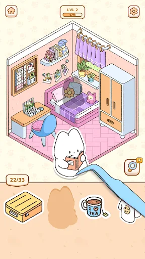 My Sticker Room: Decojuego screenshot 1