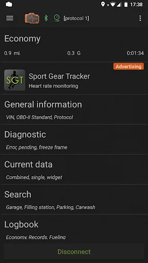 inCarDoc - ELM327 OBD2 Сканер screenshot 1