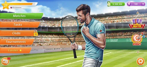 Tennis Mania Mobile screenshot 2