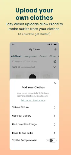 Pronti AI Outfit Maker screenshot 2