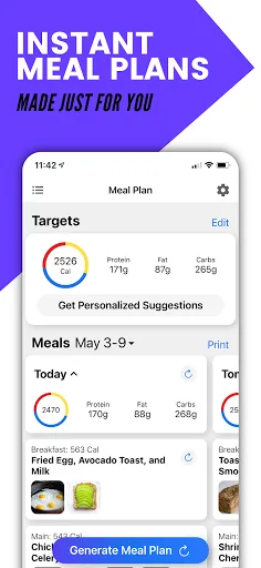 Prospre Planificador Alimentos screenshot 1