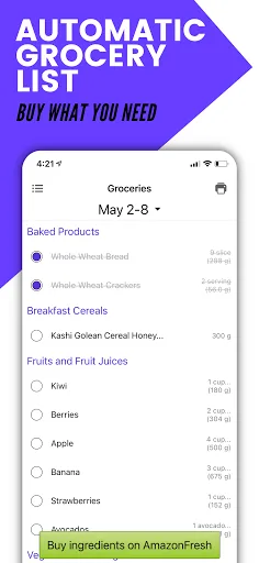 Prospre Planificador Alimentos screenshot 3