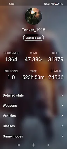 BattleStats screenshot 1