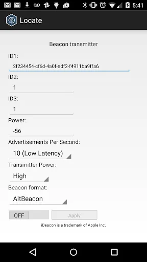 Locate Beacon screenshot 2