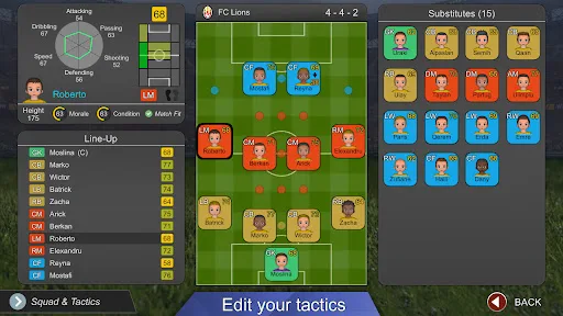 Pro League Soccer screenshot 5