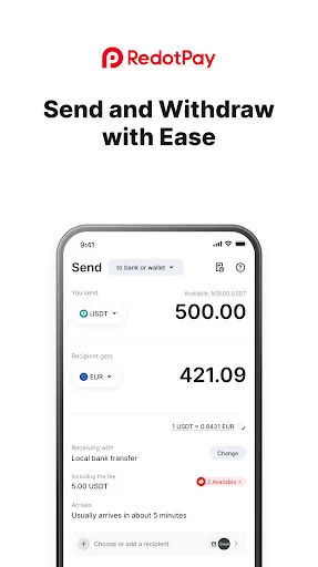 RedotPay: Tarjeta cripto & Pay screenshot 3