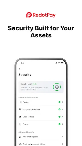 RedotPay: Tarjeta cripto & Pay screenshot 5