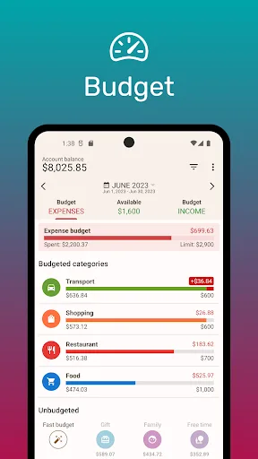Kakebo: expense tracker budget screenshot 2