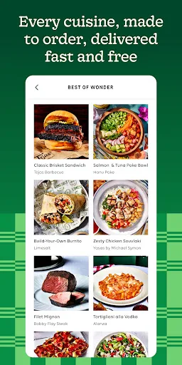 Wonder: Food Delivery screenshot 2
