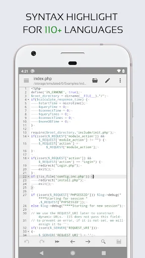 Code Editor screenshot 1