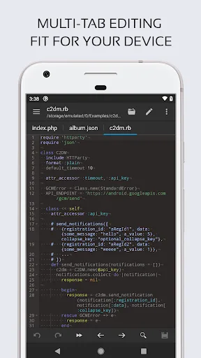Code Editor screenshot 3