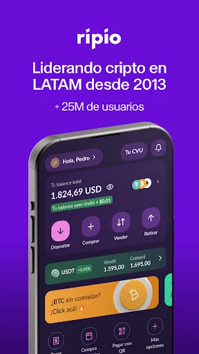 Ripio App | Crypto Wallet screenshot 1