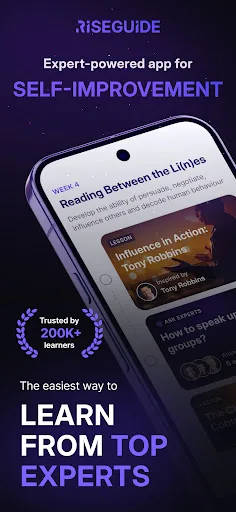 RiseGuide: Expert Insights screenshot 1