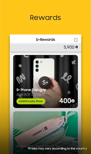 Samsung Plus Rewards screenshot 1