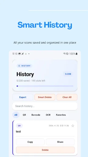 Escáner QR y Código ScanMate screenshot 5