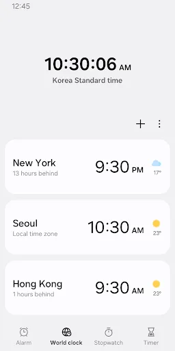 Clock screenshot 2