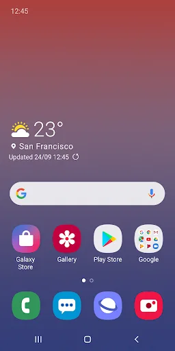 Головний екран One UI від Sams screenshot 1