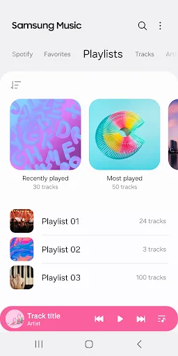 Samsung Music screenshot 4