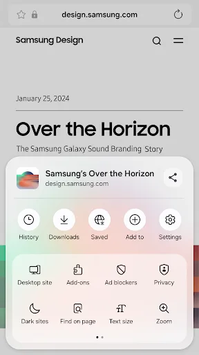 Samsung Internet Browser screenshot 2