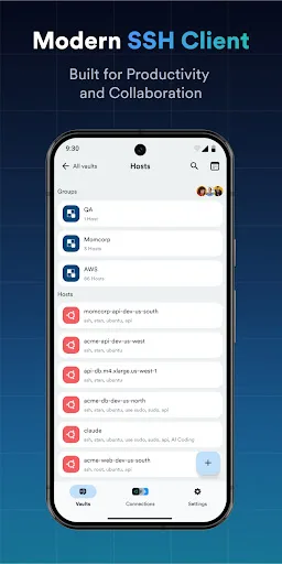 Termius - Modern SSH Client screenshot 1
